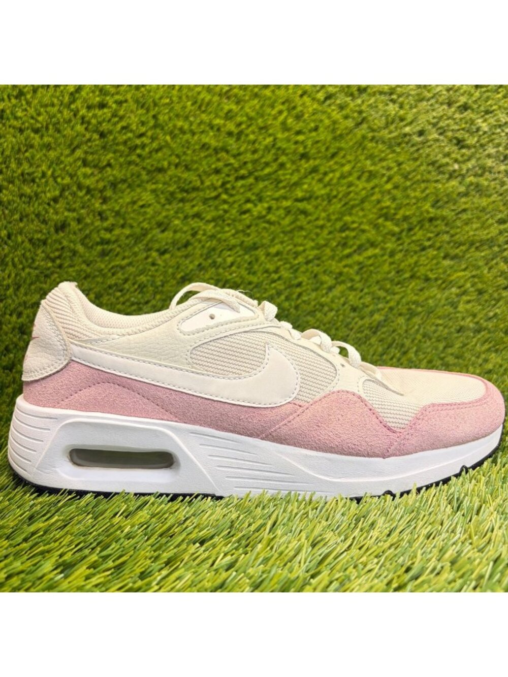 Nike Air Max SC Womens Size 10.5 White Pink Athletic Running Shoes Sneakers